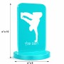 סטנד תמונה מעוצב בעיצוב אישי עם השם שלך בעיצוב ברייקדאנס גודל 6 × 10 ס"מ