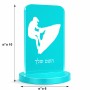 סטנד תמונה מעוצב בעיצוב אישי עם השם שלך בעיצוב אופנוע ים גודל 6 × 10 ס"מ
