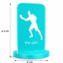 סטנד תמונה מעוצב בעיצוב אישי עם השם שלך בעיצוב שחקן פינג פונג גודל 6 × 10 ס"מ
