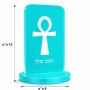 סטנד תמונה מעוצב בעיצוב אישי עם השם שלך בעיצוב אנק - מפתח החיים המצרי גודל 6 × 10 ס"מ