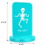 סטנד תמונה מעוצב בעיצוב אישי עם השם שלך בעיצוב סקלטון גודל 6 × 10 ס"מ