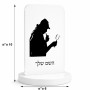 סטנד תמונה מעוצב בעיצוב אישי עם השם שלך בעיצוב בתים של שרלוק גודל 6 × 10 ס"מ
