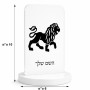 סטנד תמונה מעוצב בעיצוב אישי עם השם שלך בעיצוב מזלות - אריה גודל 6 × 10 ס"מ