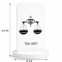 סטנד תמונה מעוצב בעיצוב אישי עם השם שלך בעיצוב מזלות - מאזניים גודל 6 × 10 ס"מ