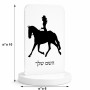 סטנד תמונה מעוצב בעיצוב אישי עם השם שלך בעיצוב קאוגירל - אישה גודל 6 × 10 ס"מ