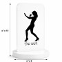 סטנד תמונה מעוצב בעיצוב אישי עם השם שלך בעיצוב אישה מגוננת גודל 6 × 10 ס"מ