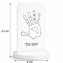 סטנד תמונה מעוצב בעיצוב אישי עם השם שלך בעיצוב יד גודל 6 × 10 ס"מ