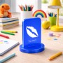 סטנד תמונה מעוצב בעיצוב אישי עם השם שלך בעיצוב שפתיים - נשיקה גודל 6 × 10 ס"מ