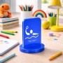 סטנד תמונה מעוצב בעיצוב אישי עם השם שלך בעיצוב כדור מים אולימפי גודל 6 × 10 ס"מ