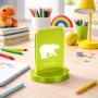 סטנד תמונה מעוצב בעיצוב אישי עם השם שלך בעיצוב דוב גודל 6 × 10 ס"מ