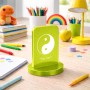 סטנד תמונה מעוצב בעיצוב אישי עם השם שלך בעיצוב סמל יינג יאנג גודל 6 × 10 ס"מ