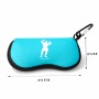 כיסוי למשקפים ריצרץ בעיצוב אישי עם השם שלך בעיצוב פיתוח גוף גודל 8.5 × 17.5 ס"מ