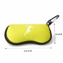 כיסוי למשקפים ריצרץ בעיצוב אישי עם השם שלך בעיצוב רץ גודל 8.5 × 17.5 ס"מ