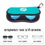 כיסוי למשקפים ריצרץ בעיצוב אישי עם השם שלך בעיצוב ב.מ.וו גודל 8.5 × 17.5 ס"מ