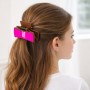 קליפס לשיער חום בעיצוב אישי עם השם שלך בעיצוב נשקי את חבר שלי גודל 8 × 4 ס"מ