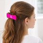 קליפס לשיער חום בעיצוב אישי עם השם שלך בעיצוב קאוגירל גודל 8 × 4 ס"מ