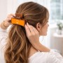 קליפס לשיער חום בעיצוב אישי עם השם שלך בעיצוב מיכל של בירה גודל 8 × 4 ס"מ