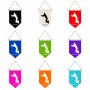 דגל לתליה על קיר בעיצוב אישי עם השם שלך בעיצוב פארקורינג גודל 30 × 19.5 ס"מ