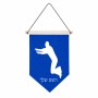 דגל לתליה על קיר בעיצוב אישי עם השם שלך בעיצוב פארקורינג גודל 30 × 19.5 ס"מ