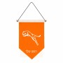 דגל לתליה על קיר בעיצוב אישי עם השם שלך בעיצוב פומה גודל 30 × 19.5 ס"מ