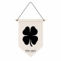 דגל לתליה על קיר בעיצוב אישי עם השם שלך בעיצוב קלבר גודל 30 × 19.5 ס"מ