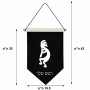 דגל לתליה על קיר בעיצוב אישי עם השם שלך בעיצוב קוקופלי גודל 30 × 19.5 ס"מ