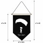דגל לתליה על קיר בעיצוב אישי עם השם שלך בעיצוב צניחה חופשית גודל 30 × 19.5 ס"מ