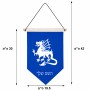 דגל לתליה על קיר בעיצוב אישי עם השם שלך בעיצוב דרקון גודל 30 × 19.5 ס"מ