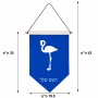 דגל לתליה על קיר בעיצוב אישי עם השם שלך בעיצוב אנפה גודל 30 × 19.5 ס"מ