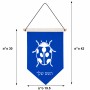 דגל לתליה על קיר בעיצוב אישי עם השם שלך בעיצוב פרת משה רבנו גודל 30 × 19.5 ס"מ