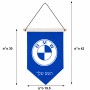דגל לתליה על קיר בעיצוב אישי עם השם שלך בעיצוב ב.מ.וו גודל 30 × 19.5 ס"מ