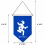 דגל לתליה על קיר בעיצוב אישי עם השם שלך בעיצוב נגן גיטרה גודל 30 × 19.5 ס"מ