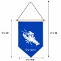 דגל לתליה על קיר בעיצוב אישי עם השם שלך בעיצוב מזלות - סרטן גודל 30 × 19.5 ס"מ