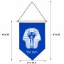 דגל לתליה על קיר בעיצוב אישי עם השם שלך בעיצוב פרעה - תות ענח' אמון מצרי גודל 30 × 19.5 ס"מ