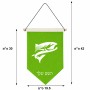 דגל לתליה על קיר בעיצוב אישי עם השם שלך בעיצוב לדוג גודל 30 × 19.5 ס"מ