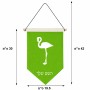 דגל לתליה על קיר בעיצוב אישי עם השם שלך בעיצוב אנפה גודל 30 × 19.5 ס"מ