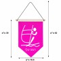 דגל לתליה על קיר בעיצוב אישי עם השם שלך בעיצוב שייט אולימפי גודל 30 × 19.5 ס"מ