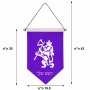 דגל לתליה על קיר בעיצוב אישי עם השם שלך בעיצוב אריה גודל 30 × 19.5 ס"מ