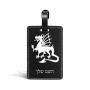 תווית לסימון מזוודה \ תיק בעיצוב אישי עם השם שלך בעיצוב דרקון גודל 10.3 × 7 ס"מ