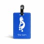 תווית לסימון מזוודה \ תיק בעיצוב אישי עם השם שלך בעיצוב קוקופלי גודל 10.3 × 7 ס"מ