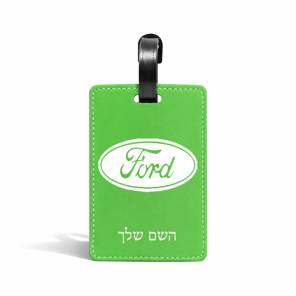 תווית לסימון מזוודה \ תיק בעיצוב אישי עם השם שלך בעיצוב לחצות גודל 10.3 × 7 ס"מ