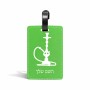 תווית לסימון מזוודה \ תיק בעיצוב אישי עם השם שלך בעיצוב נרגילה גודל 10.3 × 7 ס"מ
