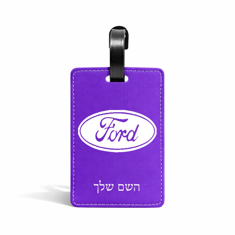 תווית לסימון מזוודה \ תיק בעיצוב אישי עם השם שלך בעיצוב לחצות גודל 10.3 × 7 ס"מ