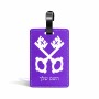 תווית לסימון מזוודה \ תיק בעיצוב אישי עם השם שלך בעיצוב מפתחות גודל 10.3 × 7 ס"מ