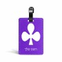 תווית לסימון מזוודה \ תיק בעיצוב אישי עם השם שלך בעיצוב אגם גודל 10.3 × 7 ס"מ