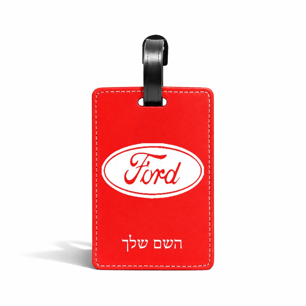 תווית לסימון מזוודה \ תיק בעיצוב אישי עם השם שלך בעיצוב לחצות גודל 10.3 × 7 ס"מ