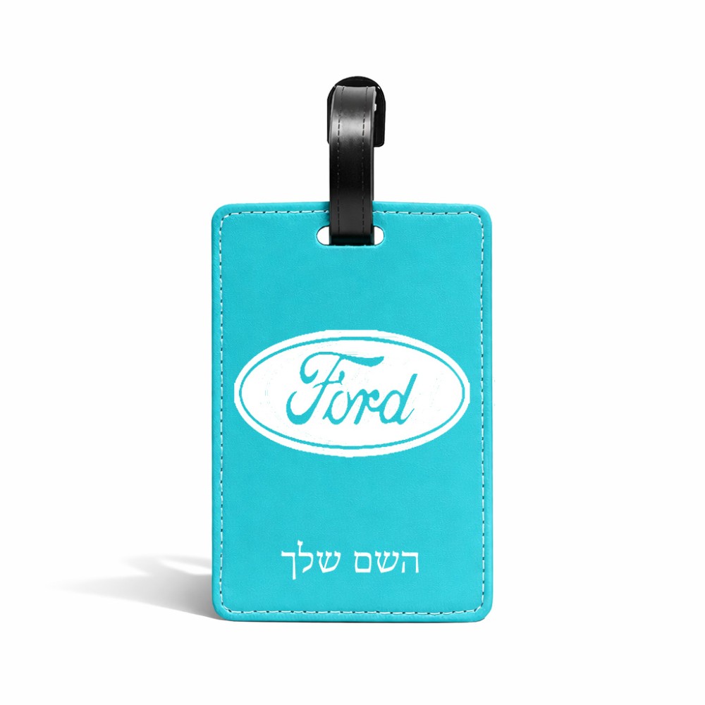 תווית לסימון מזוודה \ תיק בעיצוב אישי עם השם שלך בעיצוב לחצות גודל 10.3 × 7 ס"מ