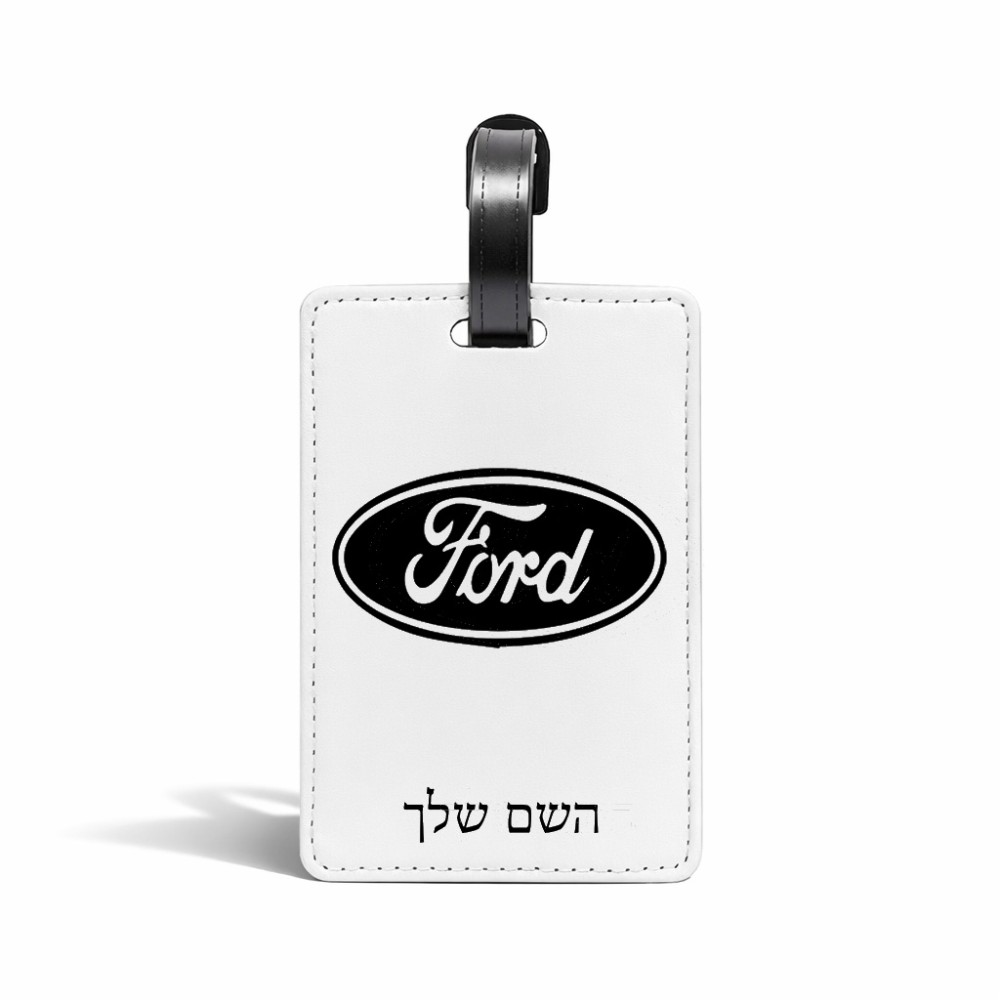 תווית לסימון מזוודה \ תיק בעיצוב אישי עם השם שלך בעיצוב לחצות גודל 10.3 × 7 ס"מ