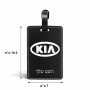 תווית לסימון מזוודה \ תיק בעיצוב אישי עם השם שלך בעיצוב קיה גודל 10.3 × 7 ס"מ