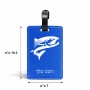 תווית לסימון מזוודה \ תיק בעיצוב אישי עם השם שלך בעיצוב לדוג גודל 10.3 × 7 ס"מ